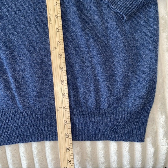 Hathaway Platinum Men's Blue Sweater Cashmere XXL - Picture 6 of 6
